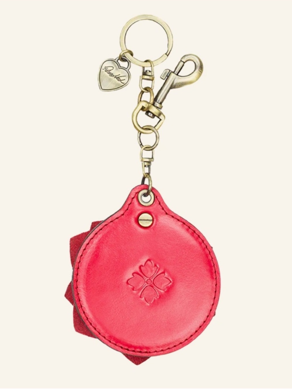 Patricia Nash Parisian Rose mirror bag charm NWT - Picture 5 of 10